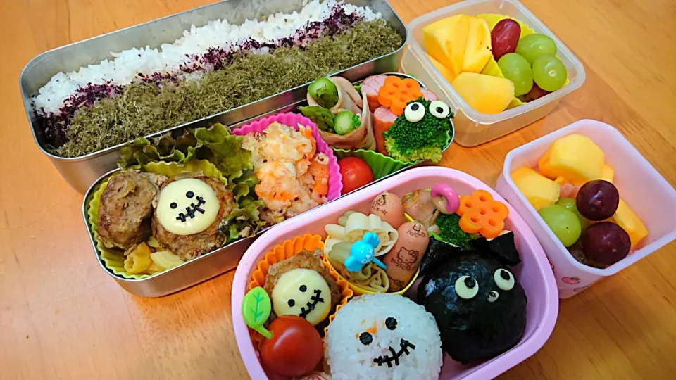 10月19日ハンバーグハロウィン弁当|あけみさん