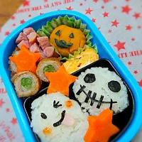 Snapdishの料理写真:三男坊、遠足弁当🎃