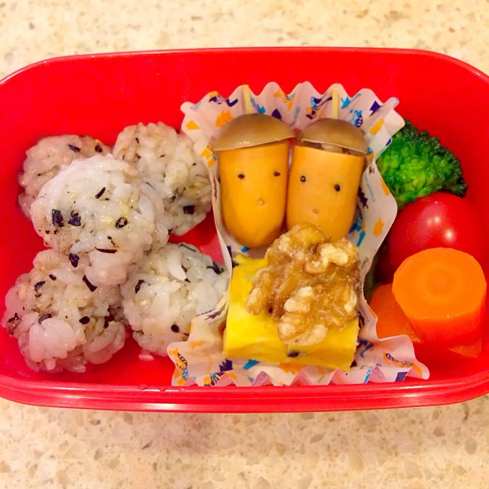 どんぐりソーセージ for プリスクールお弁当🍱|Yumiさん