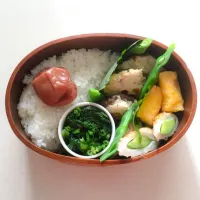 Snapdishの料理写真:椎茸の肉詰め弁当|みっちぃさん