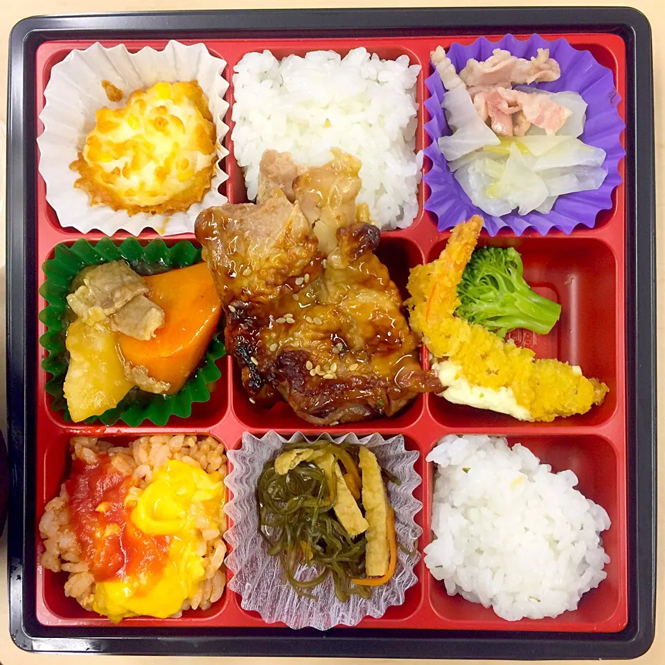 彩り9升弁当|おやぢさん