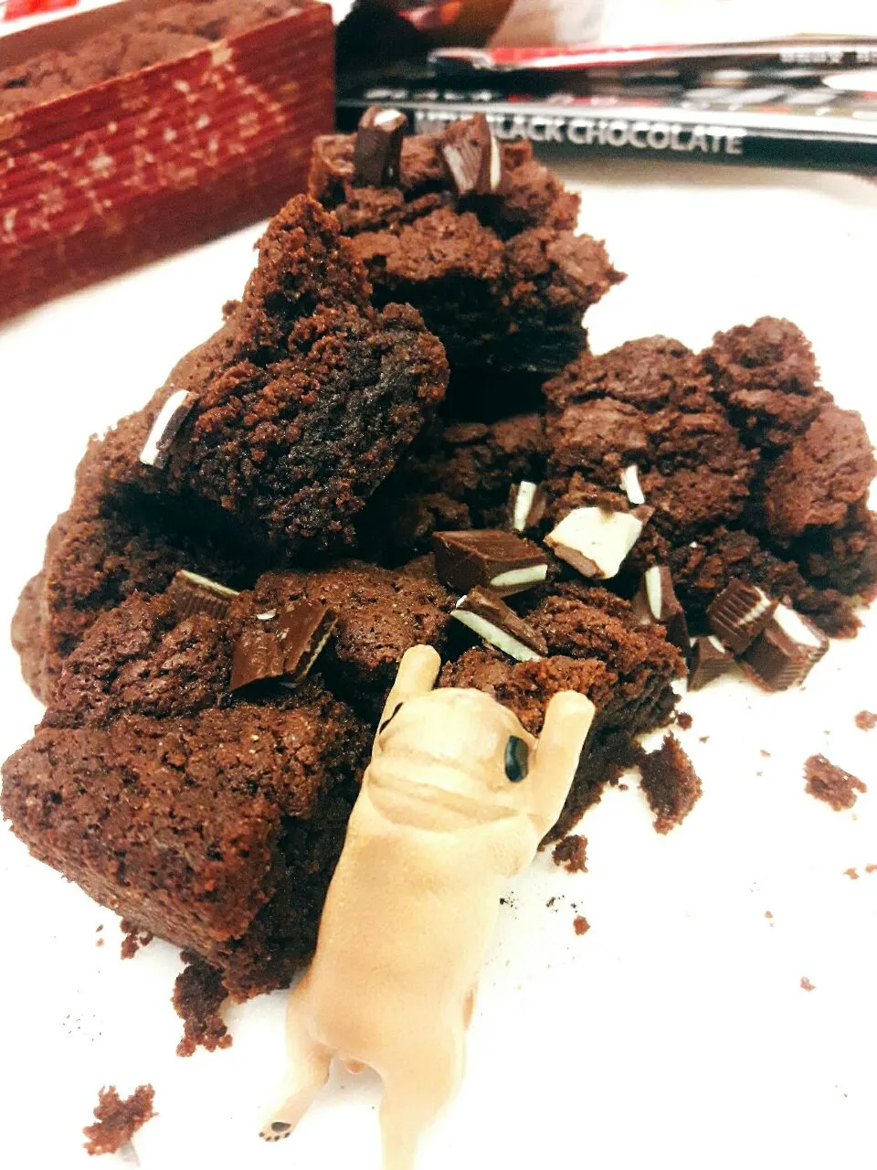 Snapdishの料理写真:巧克力布朗尼
chocolate brownie

 #brownie
 #Chocolate|lovemissphiさん