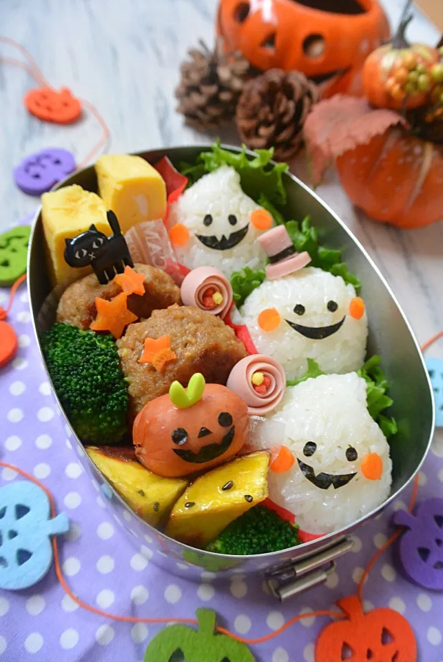 ハロウィンおばけちゃん弁当|ankoさん