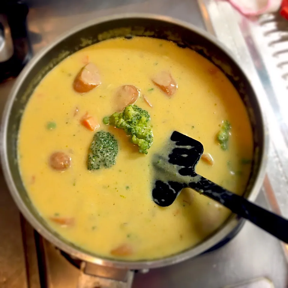 Broccoli Cheese Soup - It was so good I had to make it again!!!|Mama Kathi Dinerさん