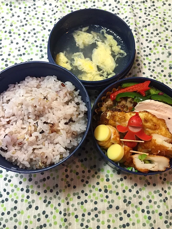 Snapdishの料理写真:10月20日の高2男子のお弁当♪|ごっちさん