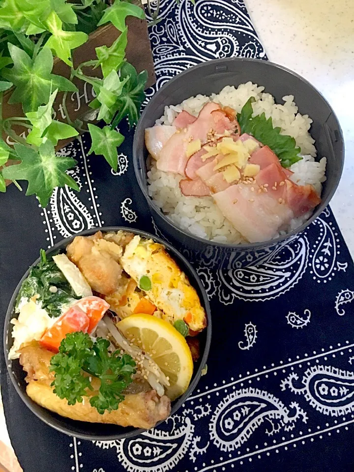 高校男子弁当🏉
✴︎ポテトサラダ
✴︎鶏肉の塩焼き
✴︎オムレツ
✴︎もやしのナムル|emisanさん