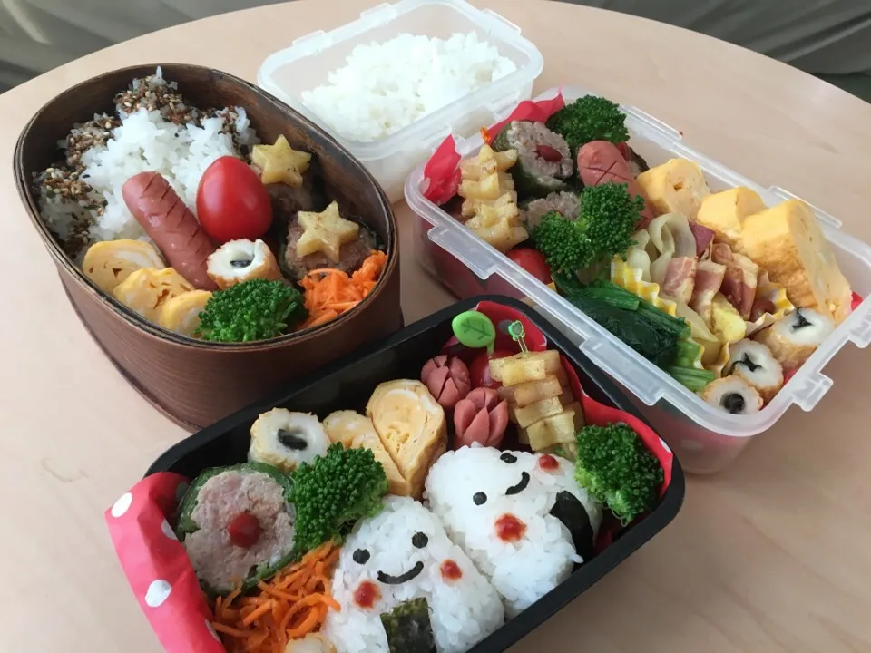 Snapdishの料理写真:今日のお弁当♪
  ピーマンの肉詰め弁当|やっこさん