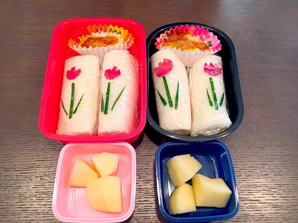 お花サンドイッチ弁当|ちはるさん