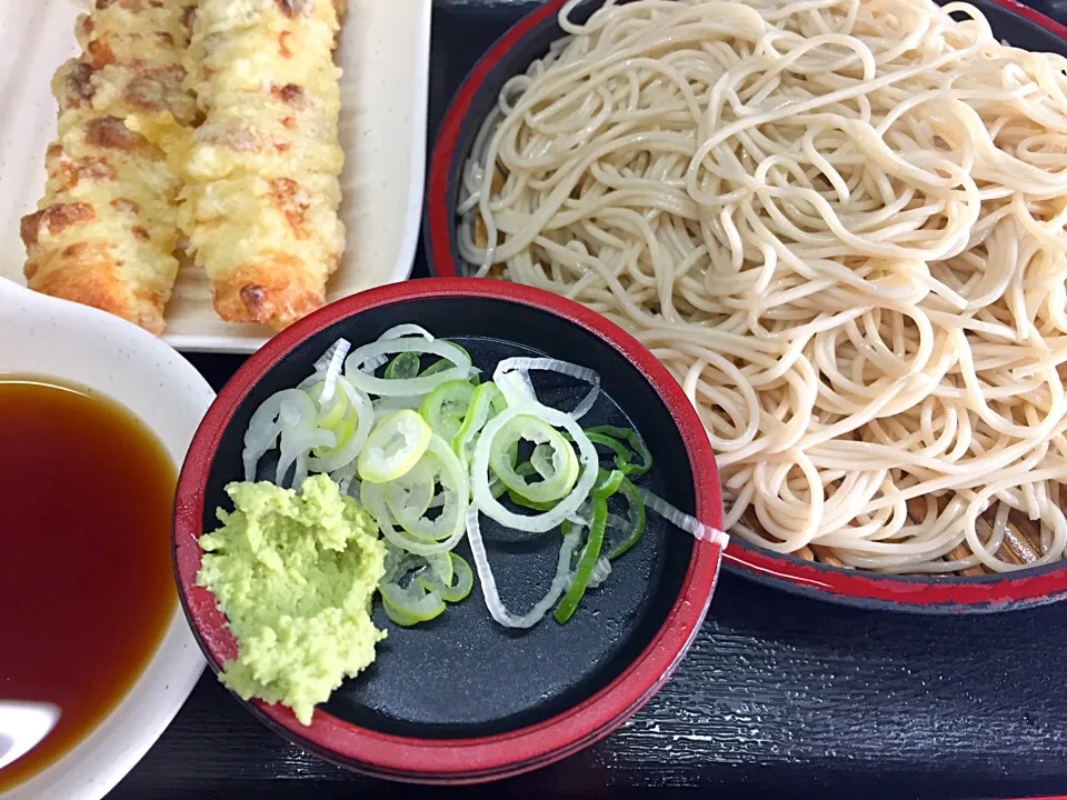 立ち食いそば手帳 名店120［首都圏編］あり賀せいろう（馬喰横山）ちくわ天せいろ、大盛|buhizouさん