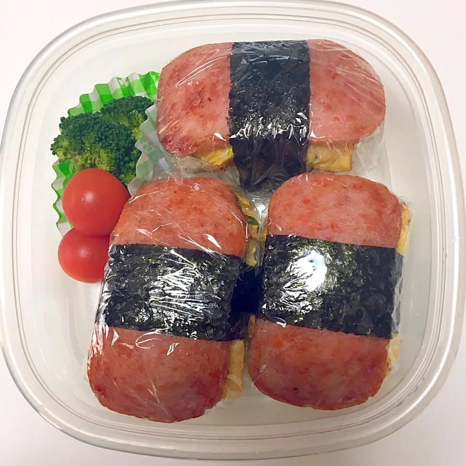 スパムおむすび弁当|しーさん