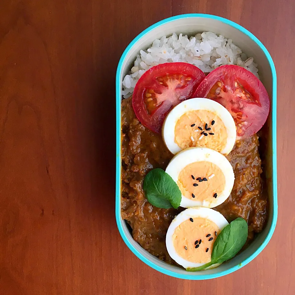 ほ〜の女子大生お弁当♪  20161020「キーマカレーお弁当」|Youさん