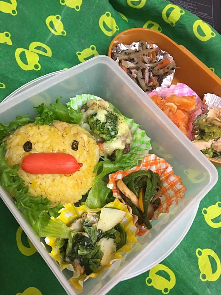 黄身たっぷりのアヒルさんお弁当|かんきちさん