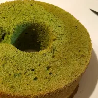 Snapdishの料理写真:抹茶のシフォンケーキ|eriさん