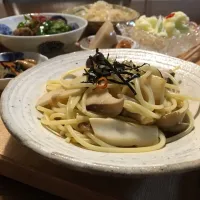 Snapdishの料理写真:常備菜で一人晩ごはん