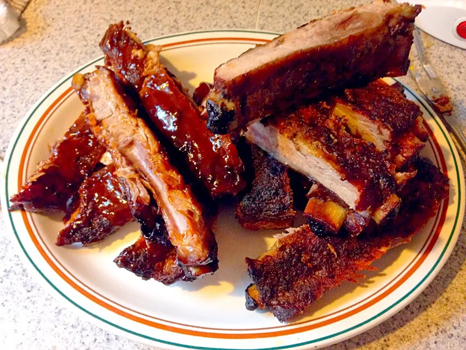 Snapdishの料理写真:BBQ Pork Ribs|Sam Sinzさん