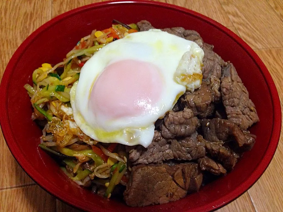 焼肉丼|ちゃびきゅさん