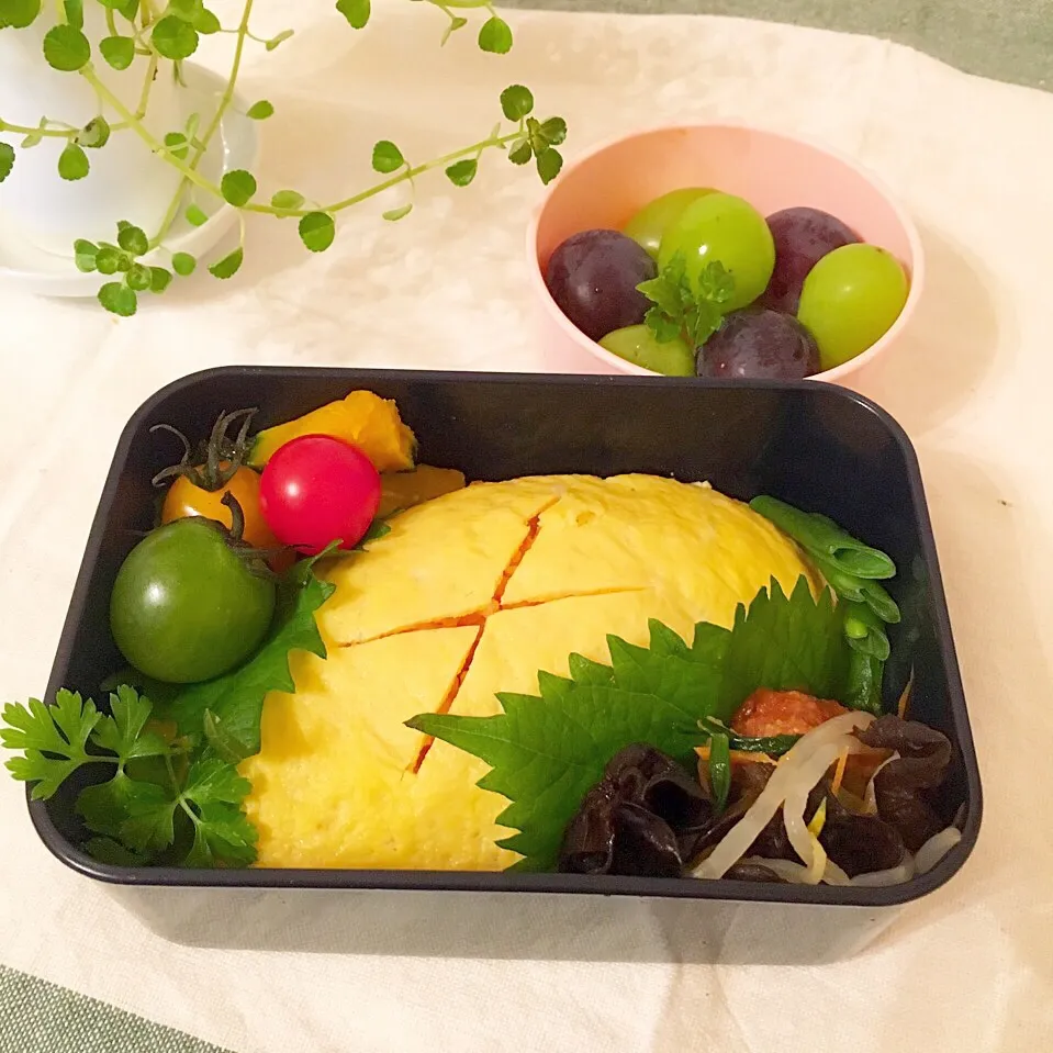 Snapdishの料理写真:オムライスのお弁当|Mikaさん