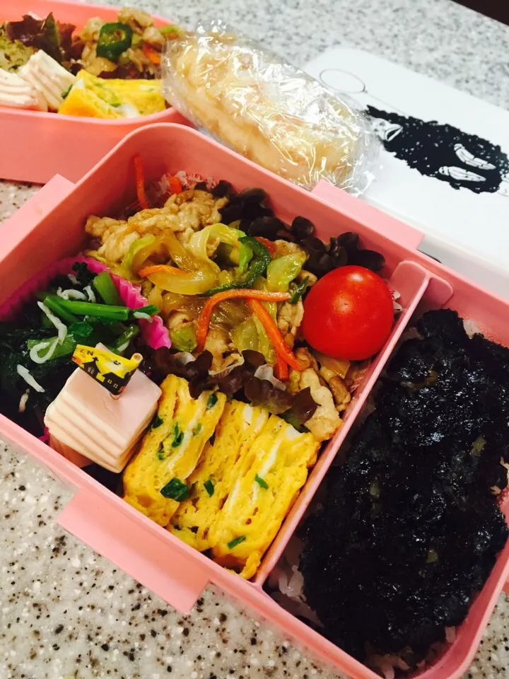 Snapdishの料理写真:今日の娘っちの お弁当|えみちさん