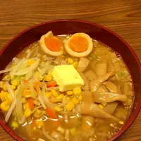 Snapdishの料理写真:味噌ラーメン♡|Reiko Aritaさん