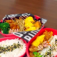 Snapdishの料理写真:親子弁当|ちょり(^_^)さん