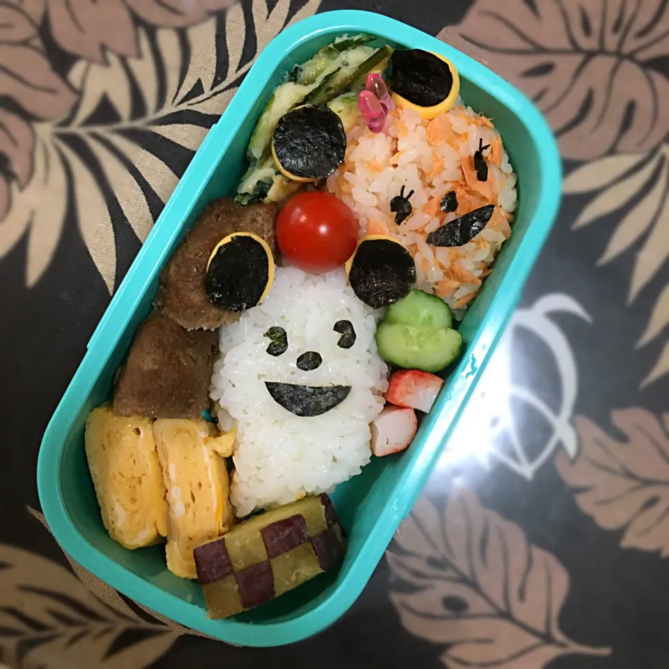 Snapdishの料理写真:久しぶりの娘弁当
ハロウィンバージョン🎃|かずみさん