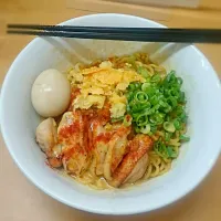 Snapdishの料理写真:大井町・和渦
~限定~大山鶏の辛いまぜそば