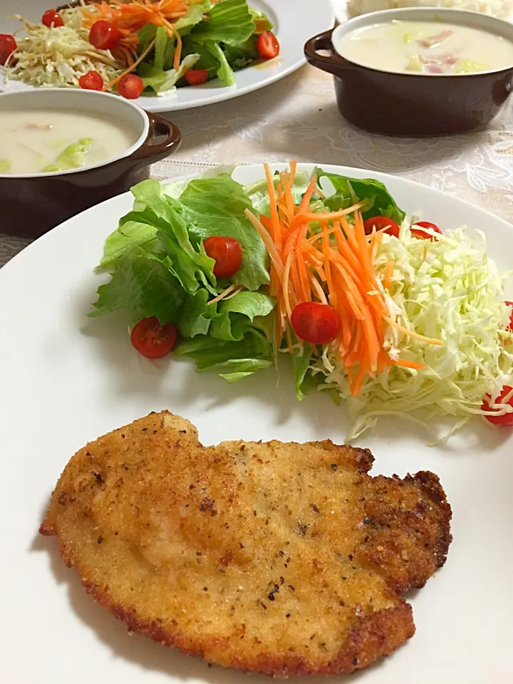 鶏むね肉のミラノ風カツレツ♪お安いむね肉がまさかの旨さに💕|高瀬 恵さん