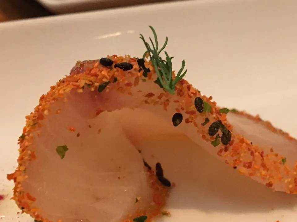 Yellowtail Pastrami by Masaharu Morimoto|robert flickerさん