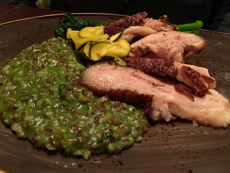 Smoked Pork Brisket with Carolina Red Risotto|Kkartsさん