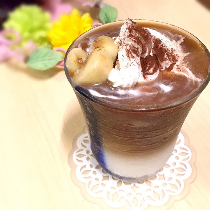 朝からちょっとリッチ気分♡ツートンカフェオレ|renanatsuさん