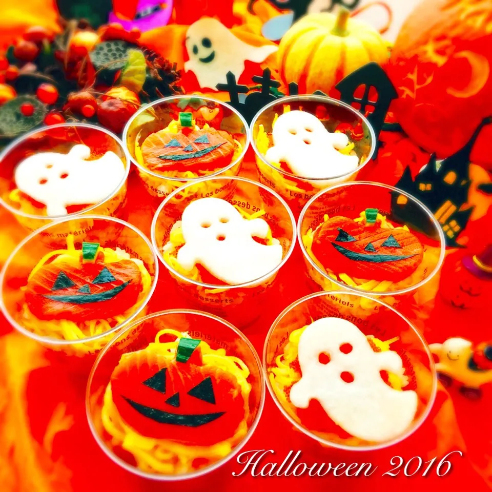 🎃ハロウィンパーティー🎉カップ寿司👻|event_cookingさん