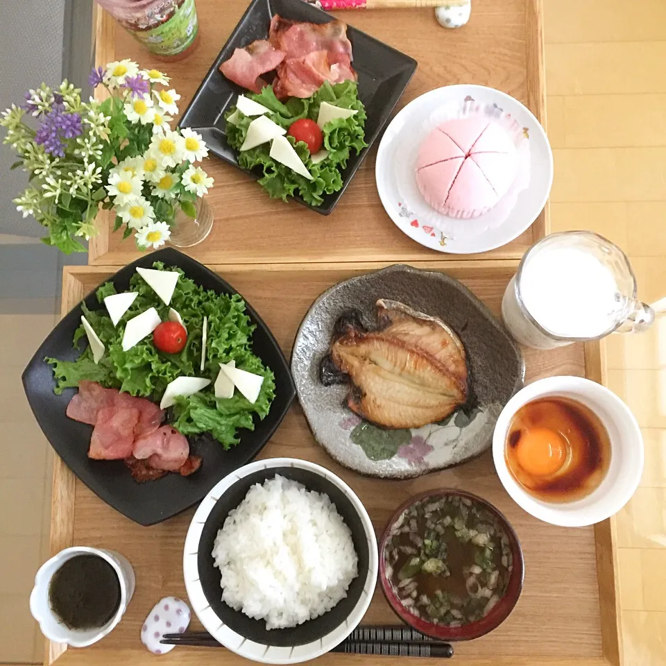 Snapdishの料理写真:10/22❤︎主人と娘の休日朝ごはん❤︎|Makinsさん