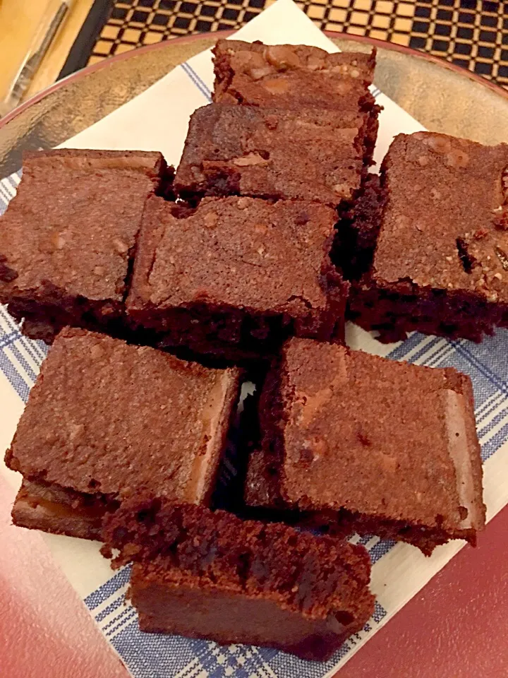 homemade fudge brownies😍super chewymoist|🌺IAnneさん