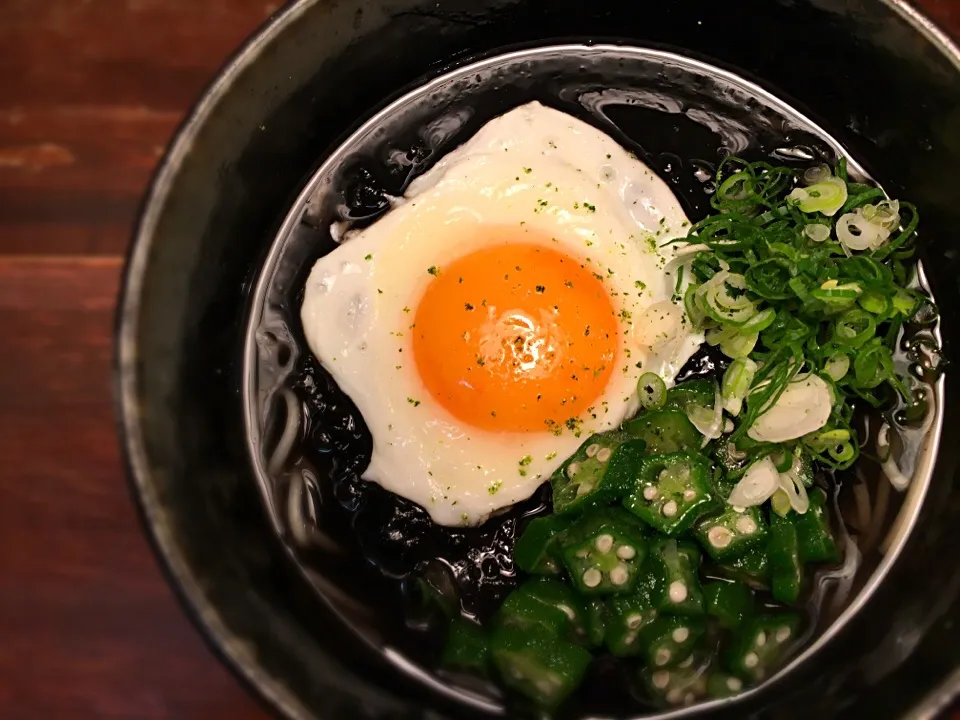 オニオンイカ墨ムーン温めん5|半田手延べそうめんの店 阿波や壱兆さん