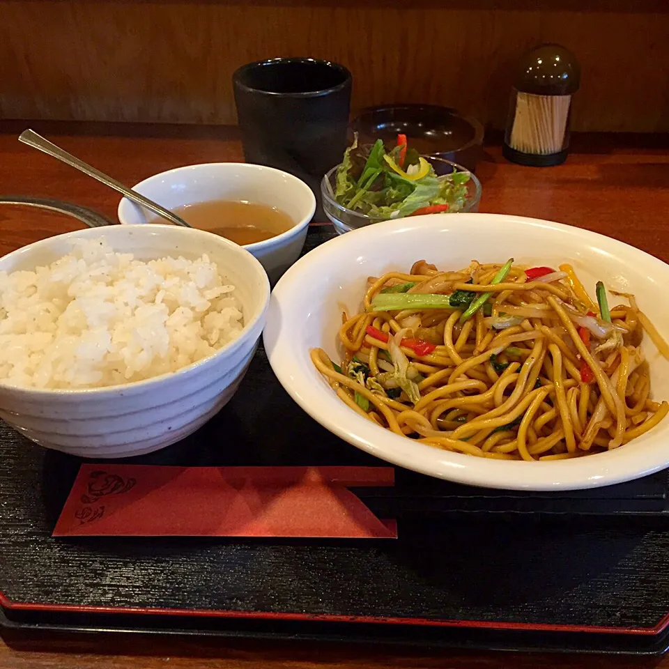 焼きそば定食*\(^o^)/*|すかラインさん