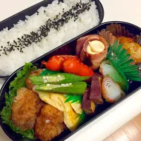 Snapdishの料理写真:次女っ子弁当☆|ちいぼうさん