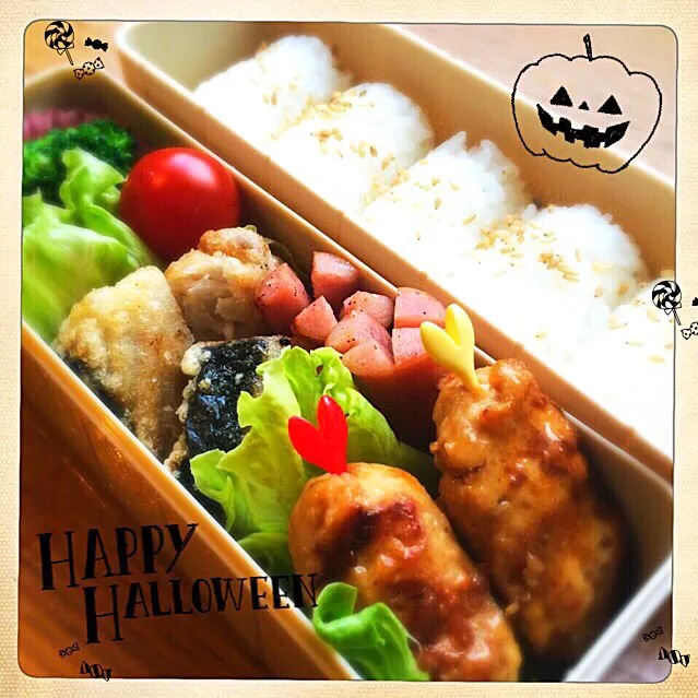 happyハロウィンまでの楽しみ弁当！|さきっきー❤️さん