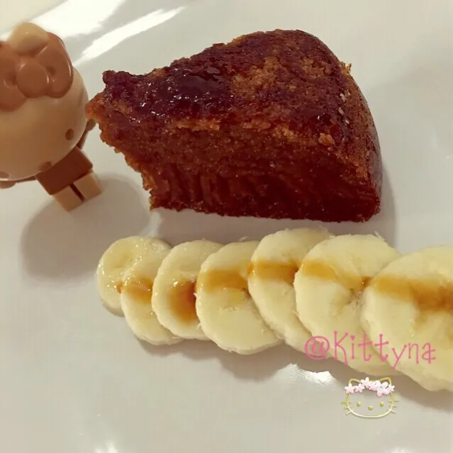 🍯🍌➕Malay steamed Gula Melaka cake 👍|🎀Kittyna🌸さん