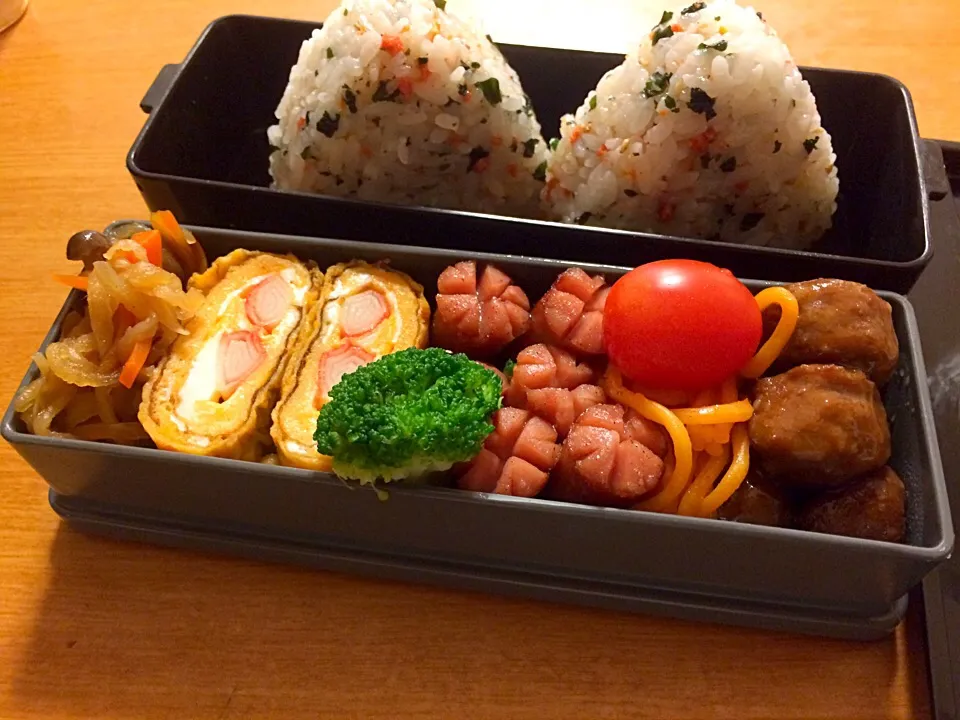 10/23 今日の中1男子弁当^_^|chunさん