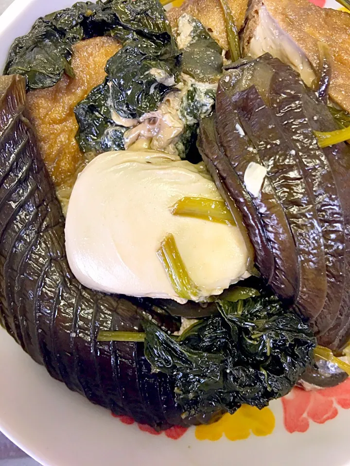 卵入りの野菜と厚揚げの煮物|寧々栄養士さん