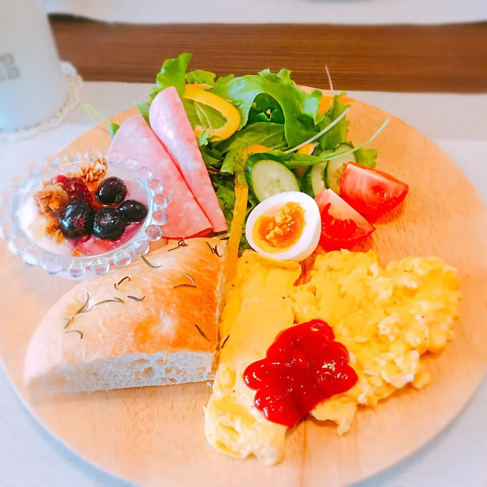 Snapdishの料理写真:eggモーニングプレート🐣🍽|🍎ゆかりんご🍎さん