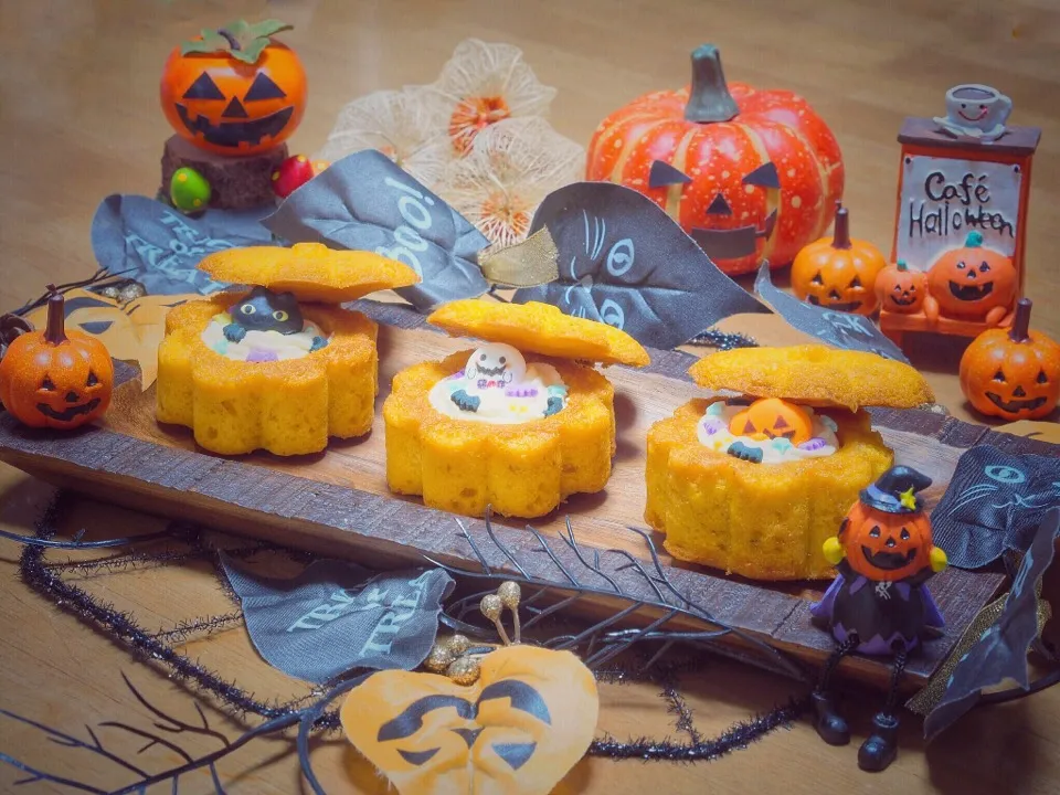 ハロウィン🎃
かぼちゃのケーキ|okanさん