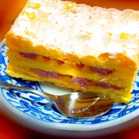 Snapdishの料理写真:cheese millefeuille 沖縄産紅芋|ちひろさん