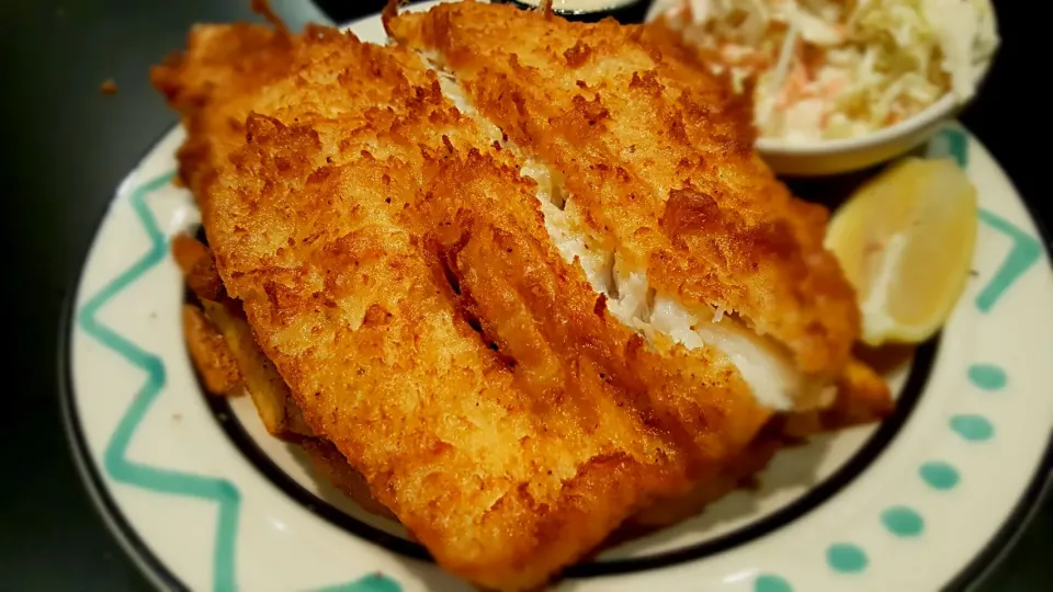 Fish and chips from The Fire House Restaurant in Harrisburg, PA. #fishandchips|Alonsealさん