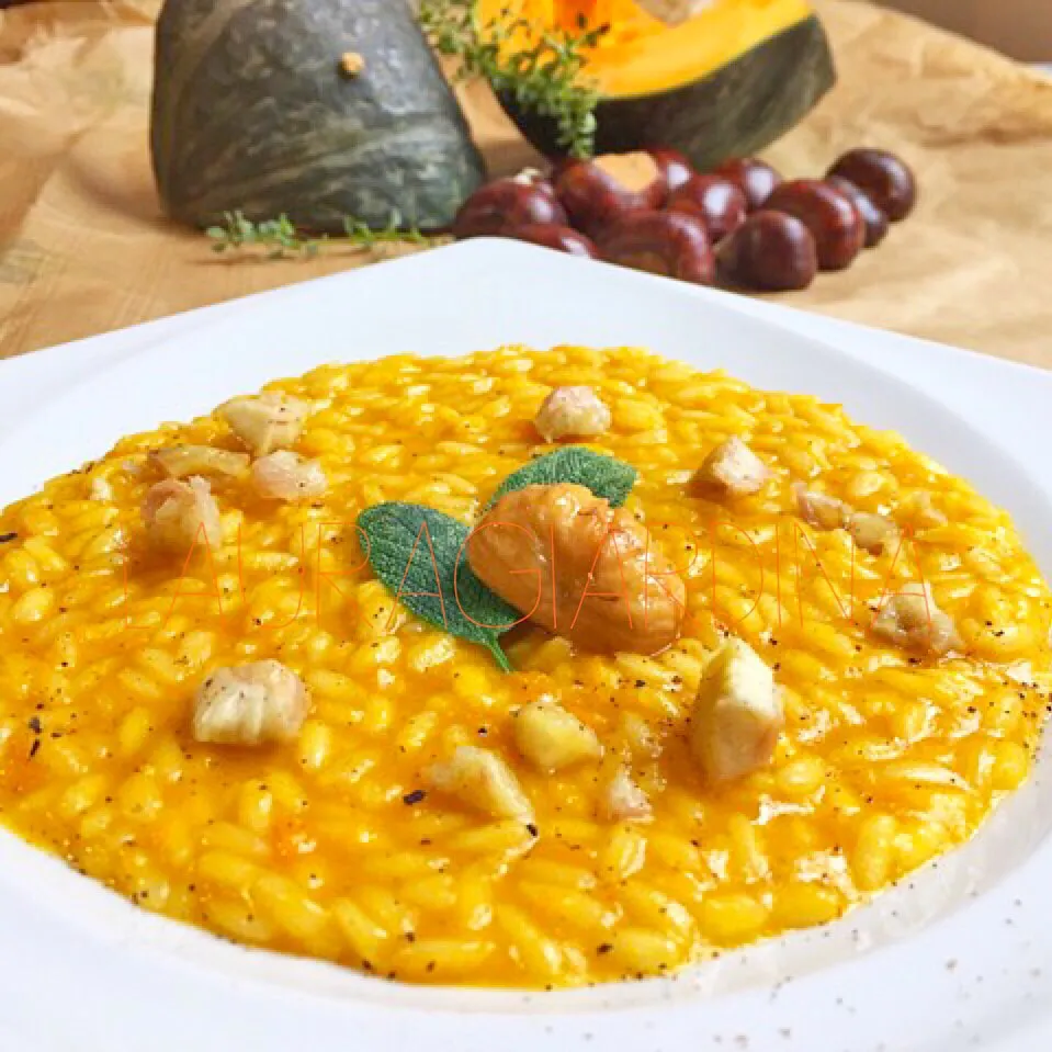 Pumpkin, Chestnut Risotto & Truffle Butter|laura giardinaさん