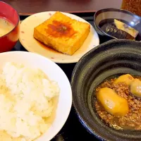 Snapdishの料理写真:里芋の挽肉あんかけ|yuriさん