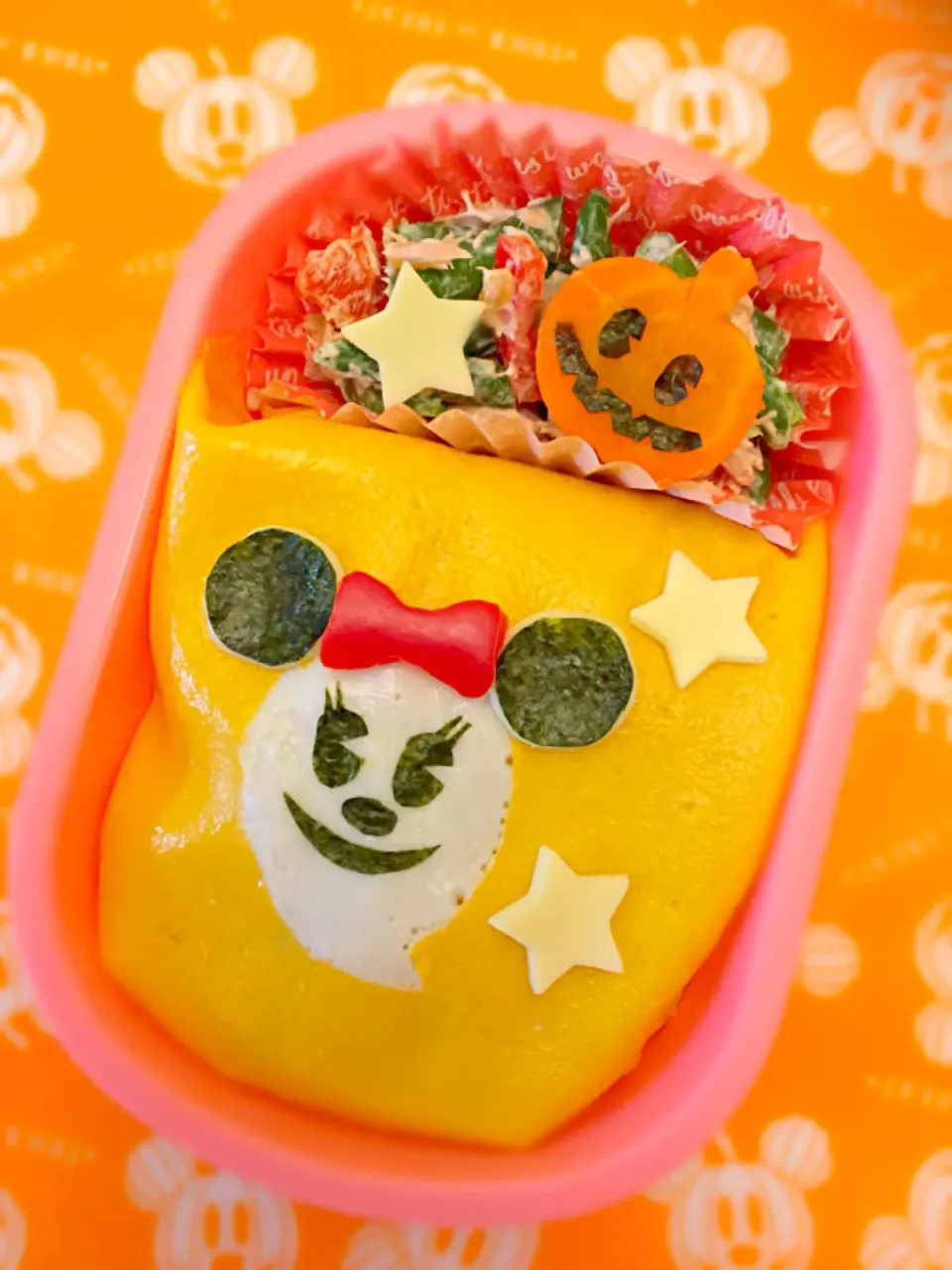 長女ちゃんの学童弁当＊ハロウィンミニー|チーハさん