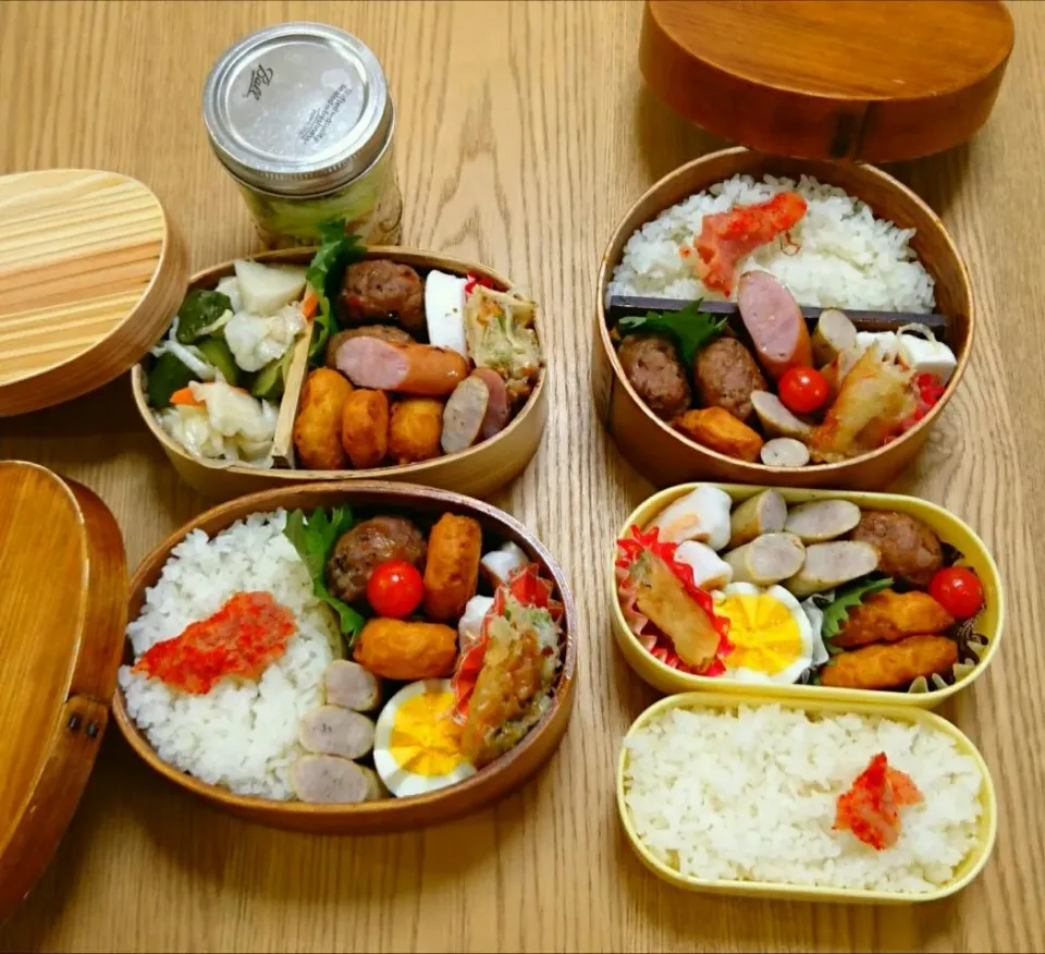 Snapdishの料理写真:『糖質制限お弁当&４人分』|seri-chanさん