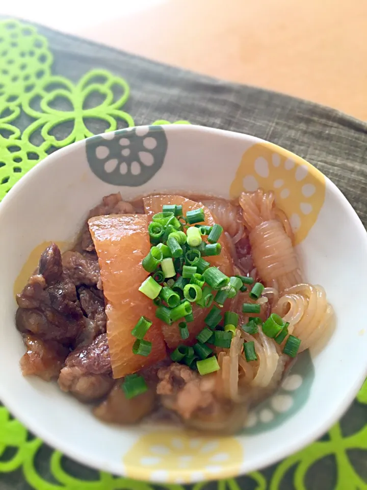 牛スジと大根の煮物💚|アリエッティさん