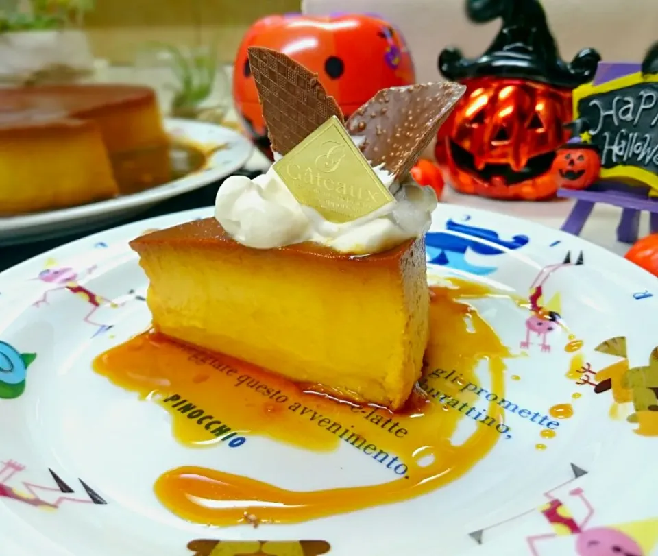 Sachichi♪さんの簡単💕濃厚とろけるカボチャプリン🎃|sakurakoさん